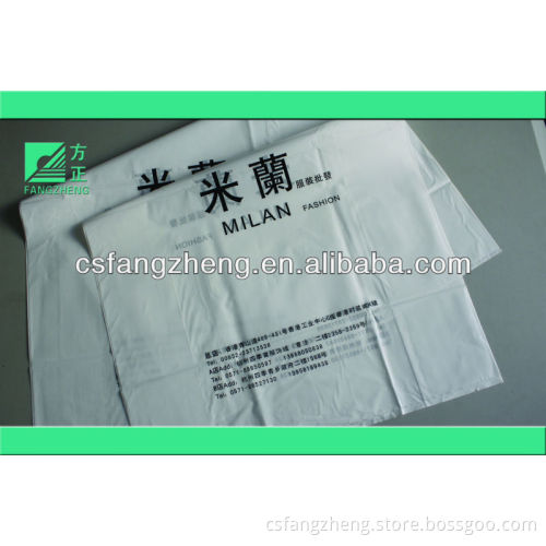 2013 new style white cheap t-shirt thank you plastic bags